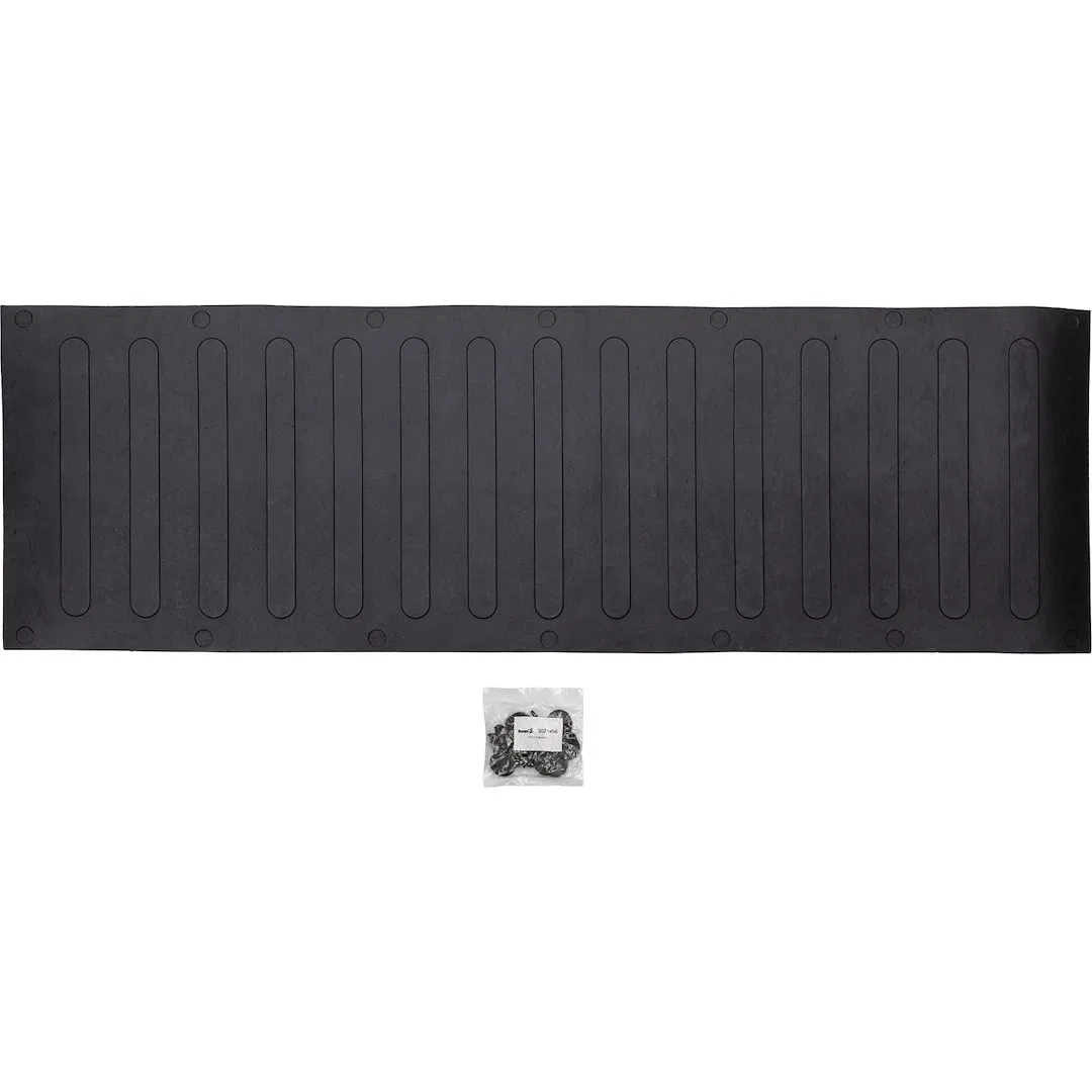 TM C BAGGED – BOOMERANG RU Tailgate Mat, Custom Black Rubber 5/16 Inch Thick